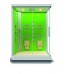Cabina Level 1000 * 750 alb / verde - Hidrobox 